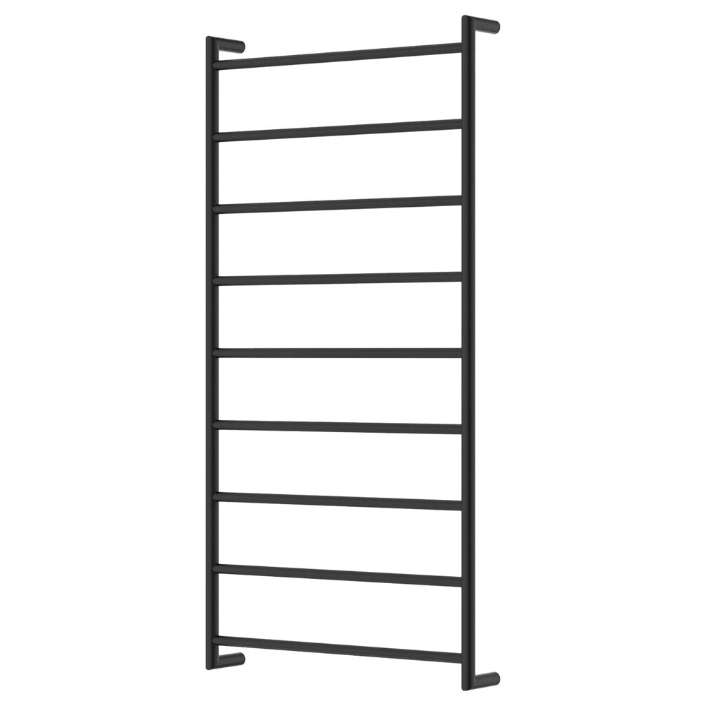 Fienza 82860120MB Kaya Heated Towel Rail, 600 x 1200mm, Matte Black