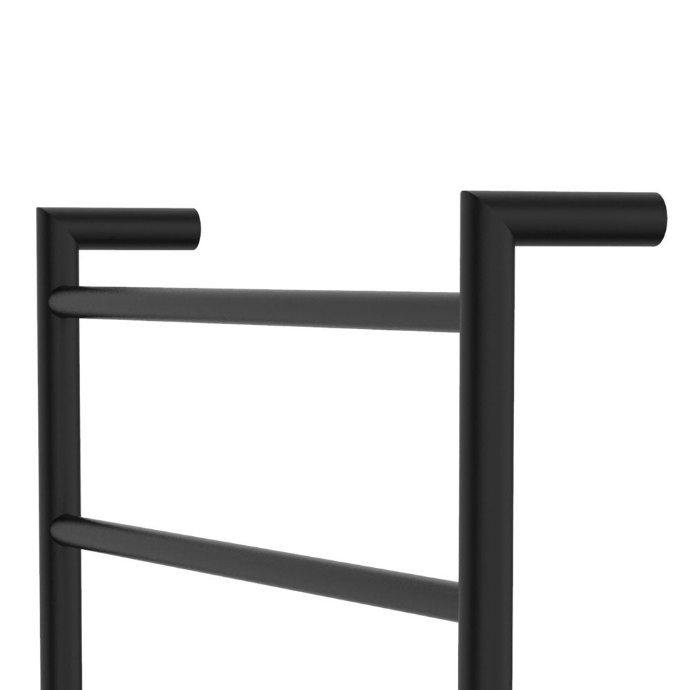 Fienza 82860120MB Kaya Heated Towel Rail, 600 x 1200mm, Matte Black