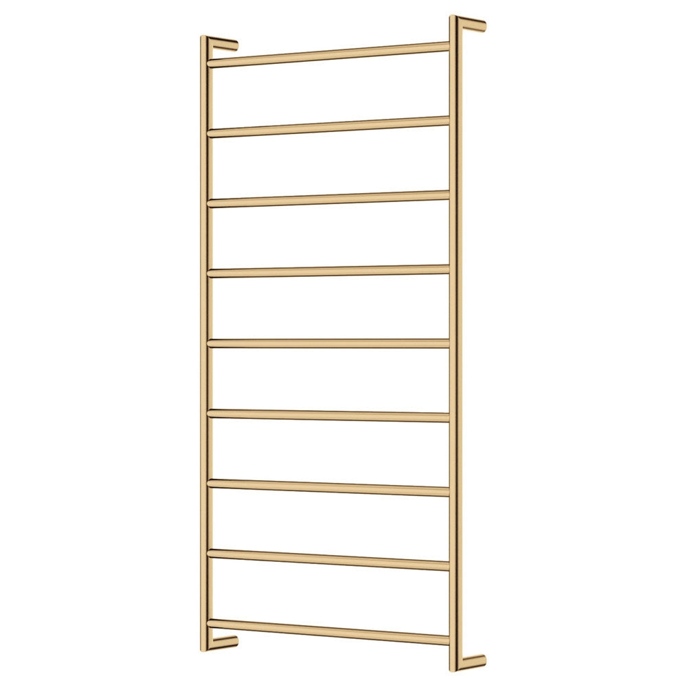Fienza 82860120GUB Kaya Heated Towel Rail, 600 x 1200mm, Urban Brass Finish