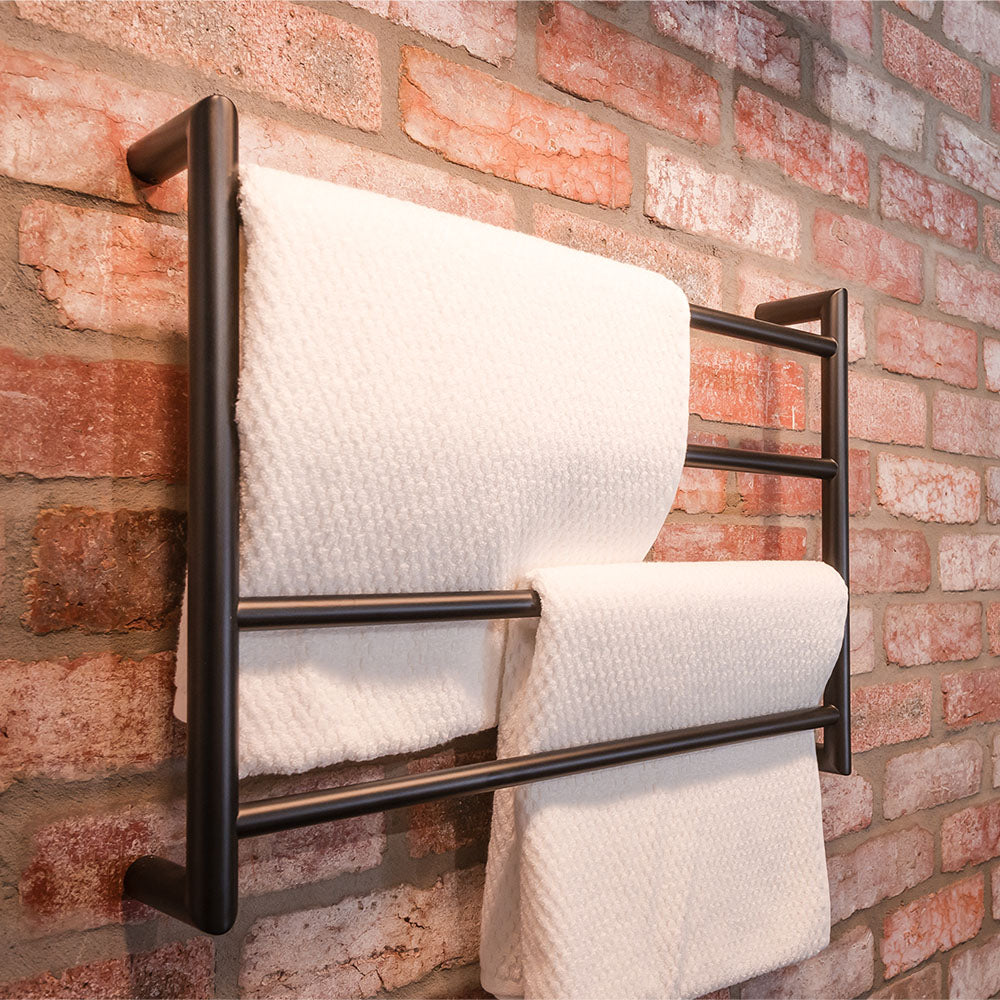 Fienza Kaya 8286045MB Heated Towel Rail, 600 x 450mm, Matte Black