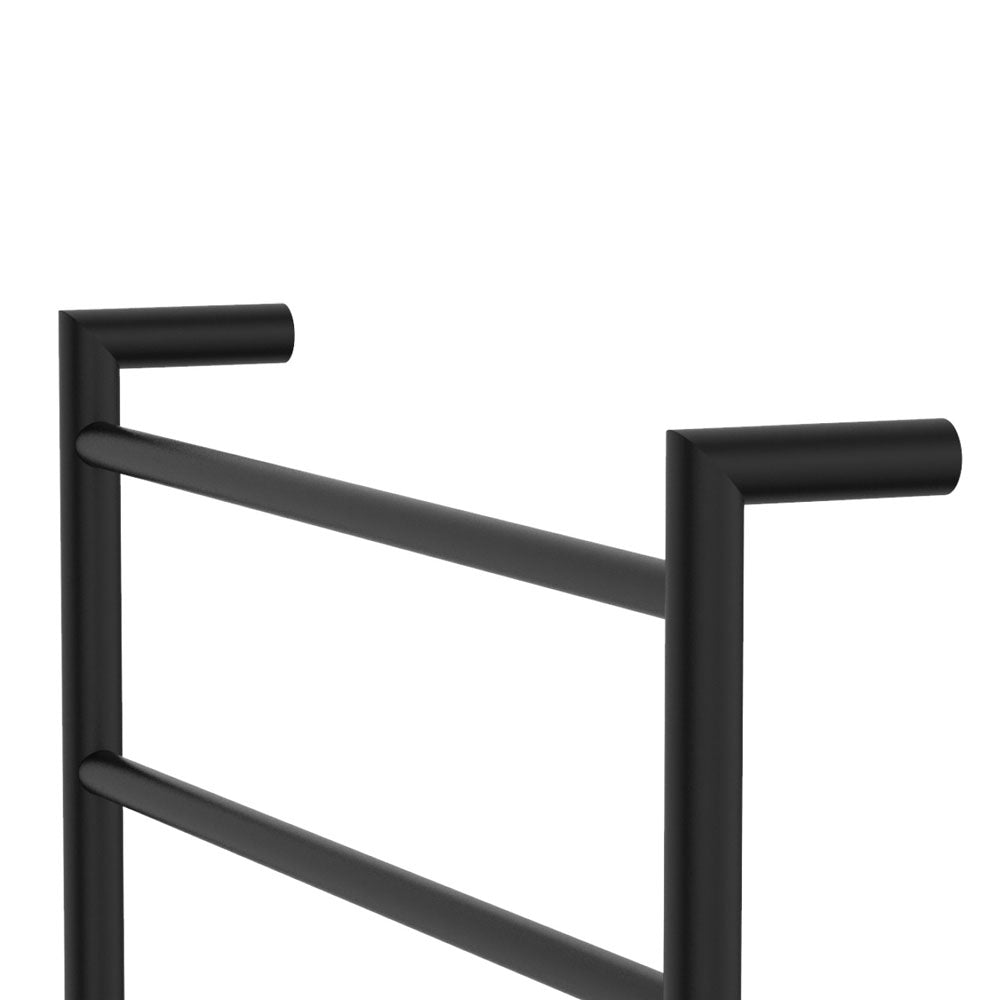 Fienza 8286080MB Kaya Heated Towel Rail, 600 x 800mm, Matte Black