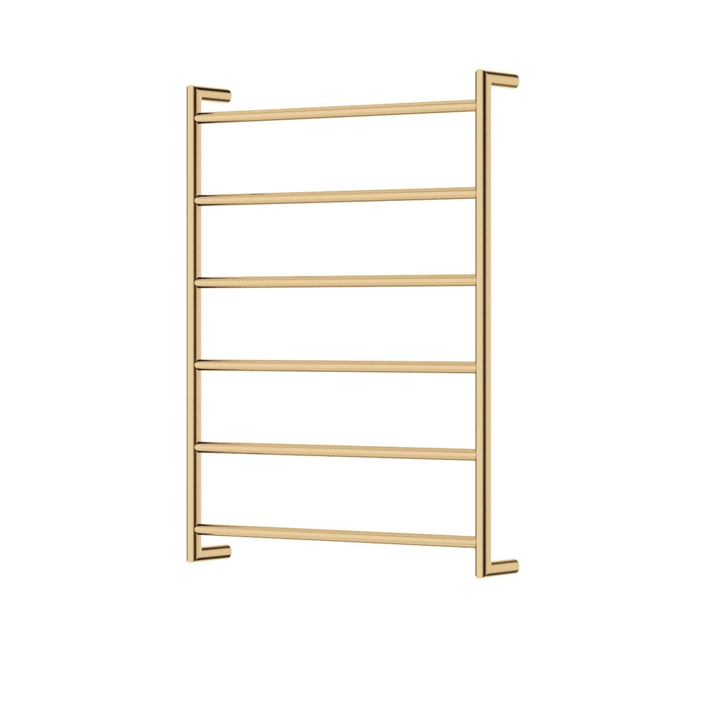 Fienza 8286080UB Kaya Heated Towel Rail, 600 x 800mm, Urban Brass