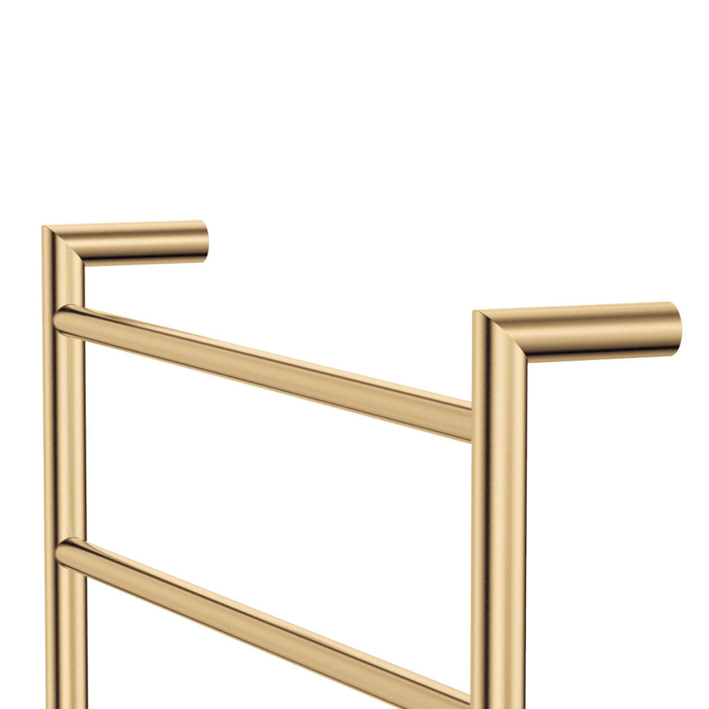 Fienza 8286080UB Kaya Heated Towel Rail, 600 x 800mm, Urban Brass