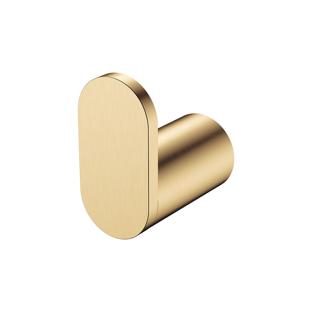 Fienza 88904UB Empire Slim Single Robe Hook, Urban Brass