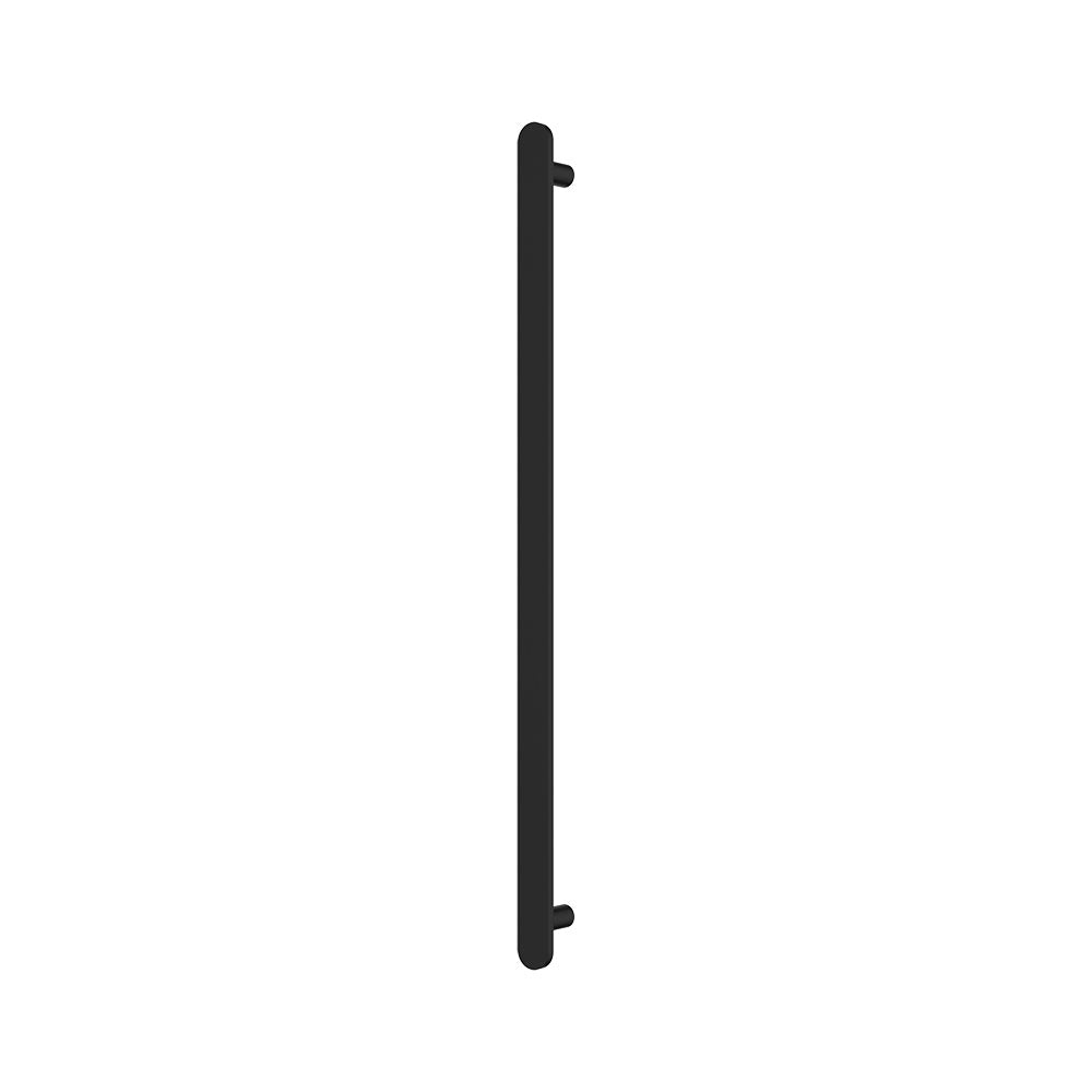 Fienza 889900B Empire Slim Vertical Heated Towel Rail, 12V 900mm, (1 Bar), Matte Black