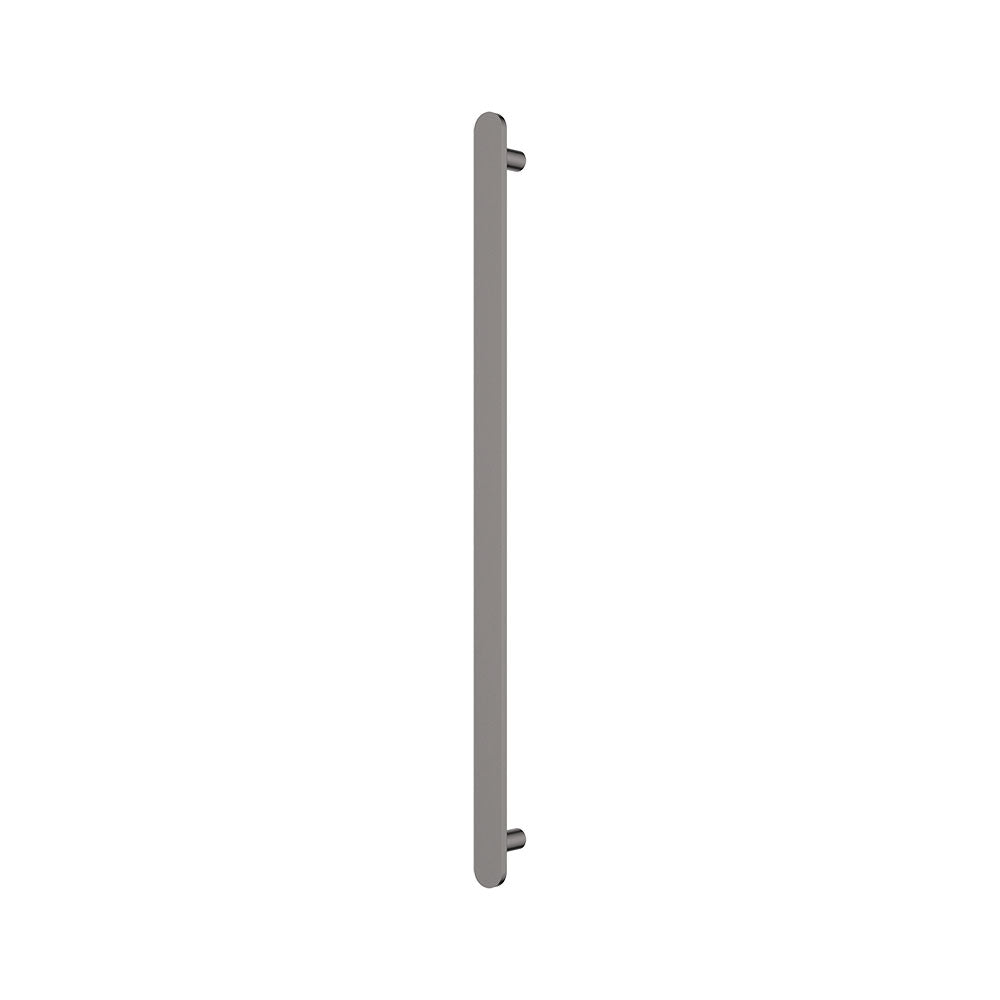 Fienza 889900GM Empire Slim Vertical Heated Towel Rail, 12V 900mm, (1 Bar), Gun Metal
