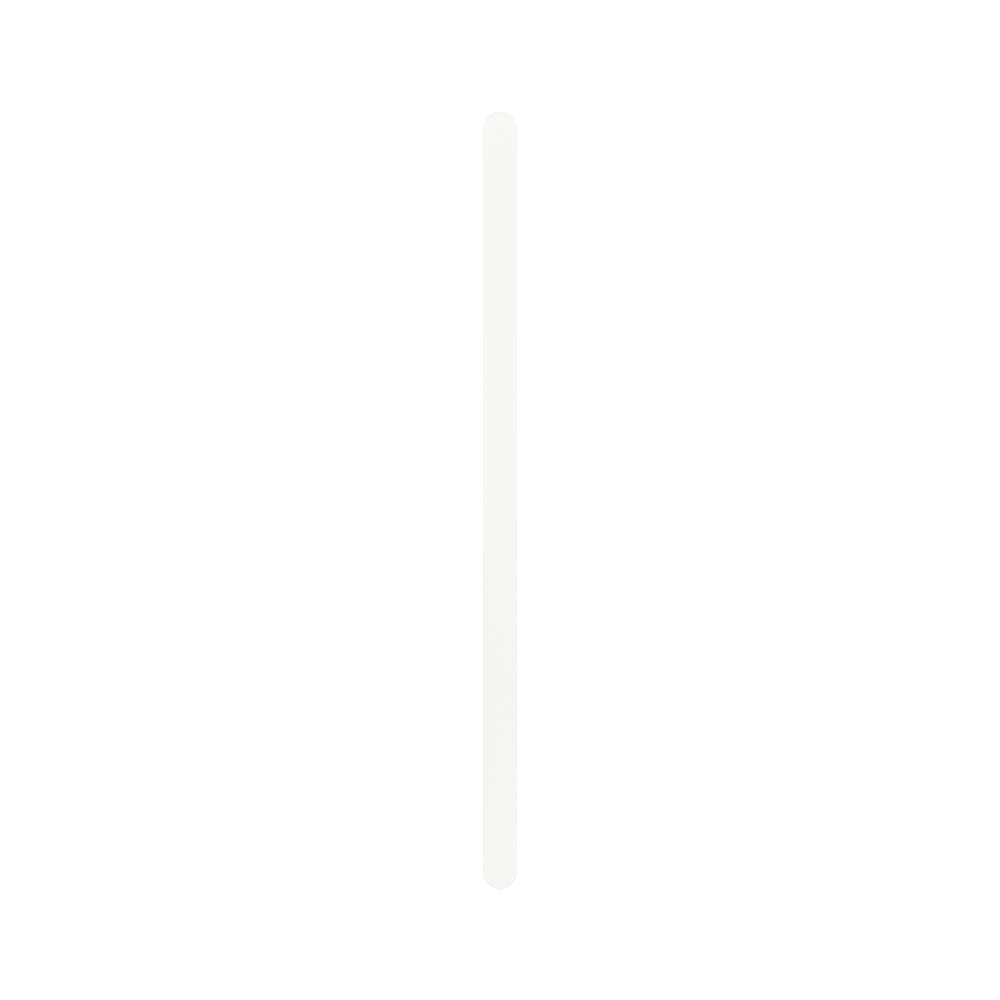 Fienza 889900MW Empire Slim Vertical Heated Towel Rail, 12V 900mm, (1 Bar), Matte White