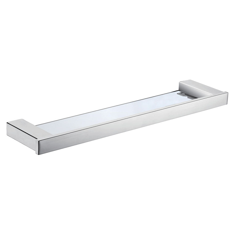 Fienza 89007 Koko Glass Shelf 510mm, Chrome
