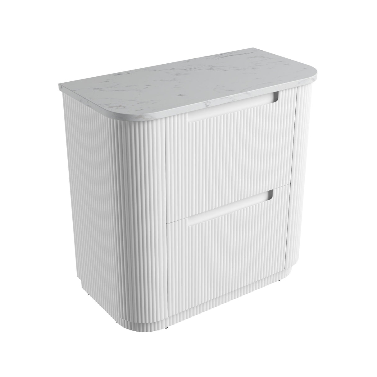 Aulic 900mm Curva Floorstanding Vanity with Solid Surface Top Cato Top CA57-900-ST26FT Vanity Units