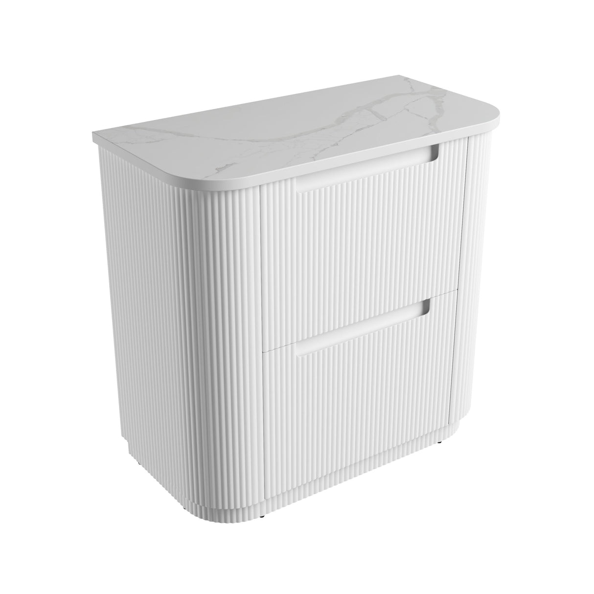 Aulic 900mm Curva Floorstanding Vanity with Solid Surface Top Palis Top CA57-900-ST66FT Vanity Units