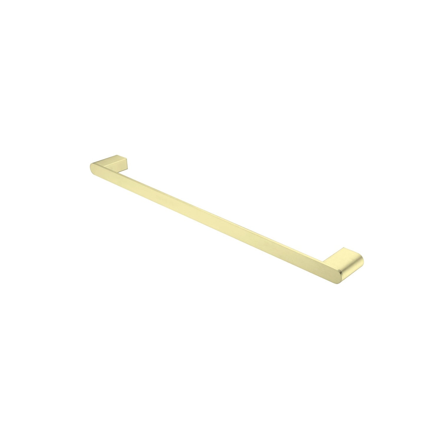 Nero Bianca Single Towel Rail - Brushed Gold