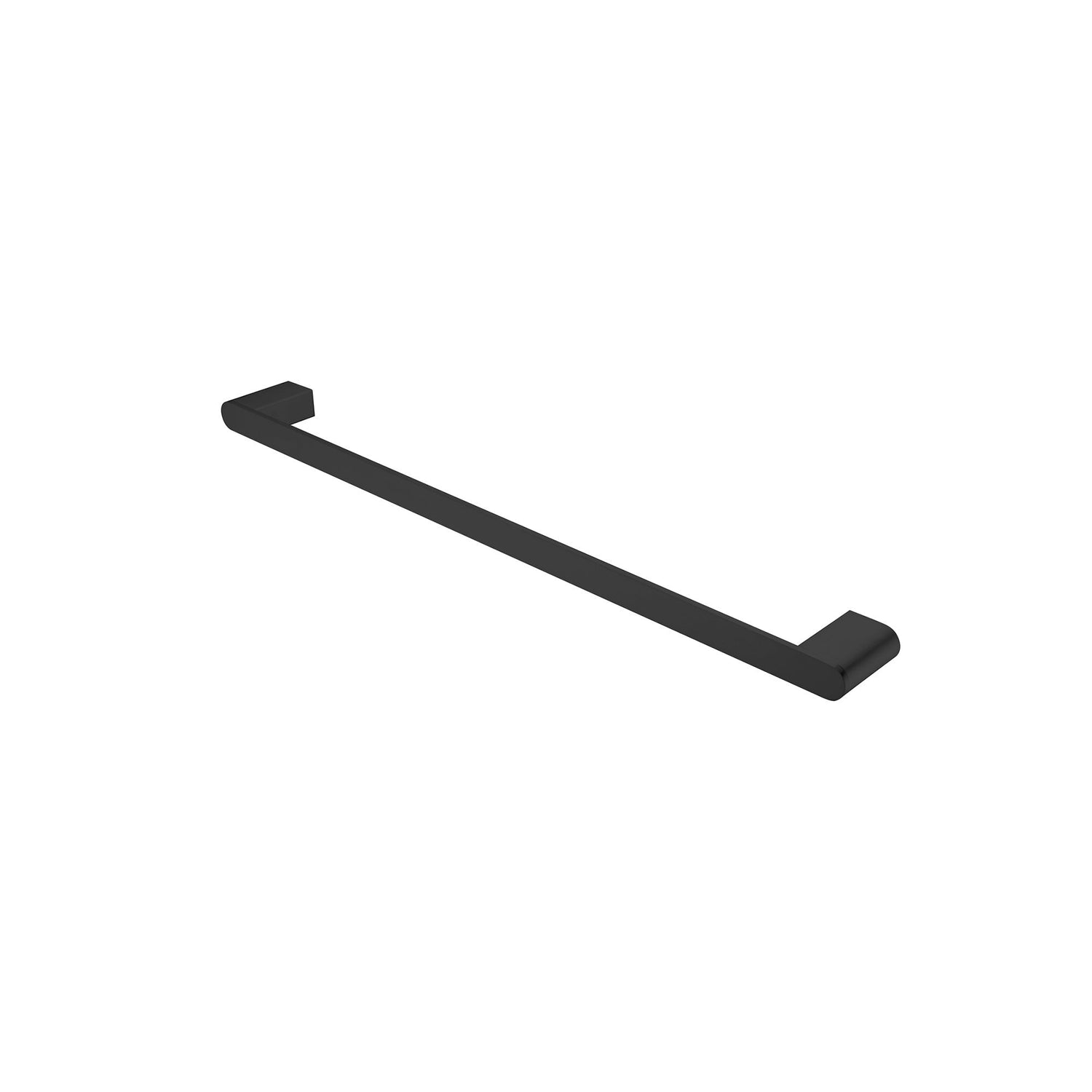 Nero NR9024MB Bianca Single Towel Rail 600mm - Matte Black