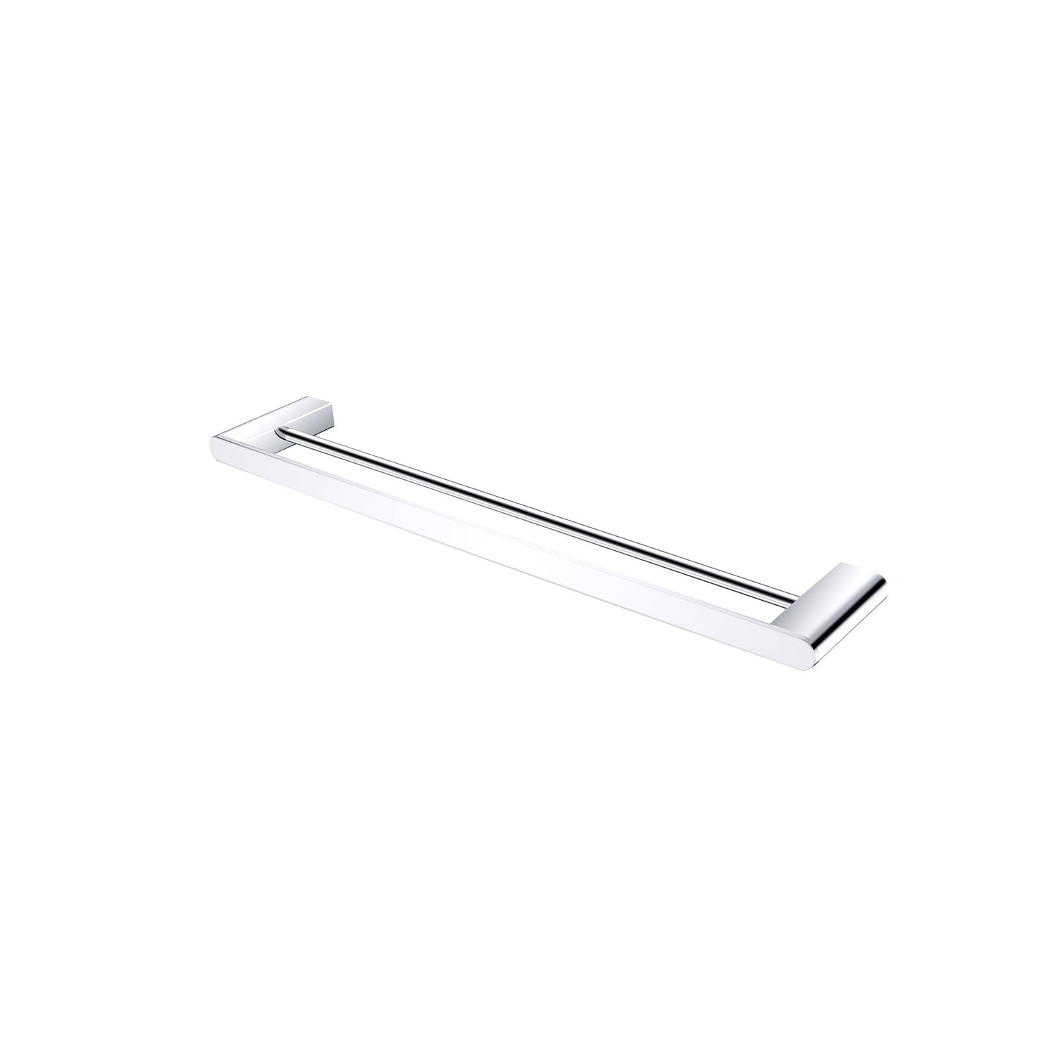 Nero Bianca Double Towel Rail - Chrome