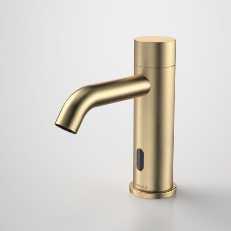 Caroma 96393BB6AF Liano II Sensor Hob Mounted Outlet Tap, Lead Free - Brushed Brass