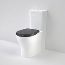 Caroma 985600BL Opal Cleanflush Easy Height Wall Faced Close Coupled Suite with Double Flap Seat Black - Special Order