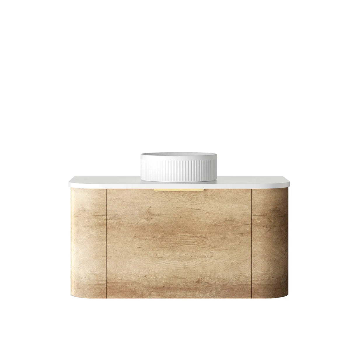 Otti Bondi Wall Hung Vanity, Natural Oak