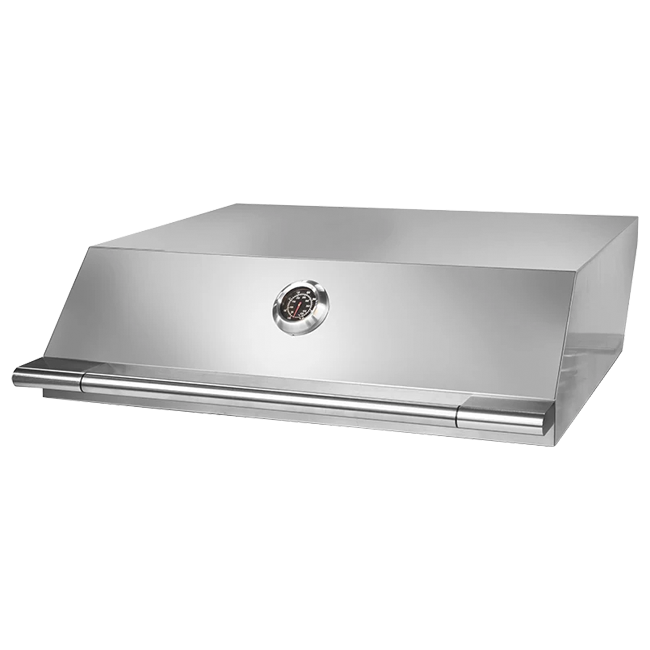 Artusi ABBQMH2 BBQ Roasting Dome with Thermostat (Lid Only), Stainless Steel