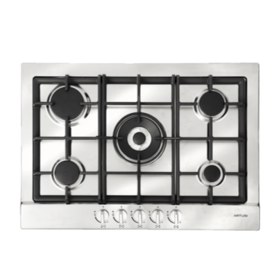 Artusi AGH71XFFD 70cm Stainless Steel Gas Cooktop