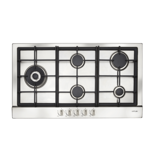 Artusi AGH91XFFD 90cm Stainless Steel Gas Cooktop