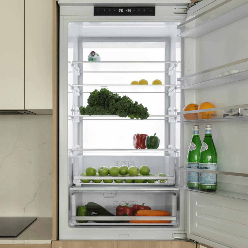 Artusi AINT7000 350L Integrated Bottom Mount Fridge