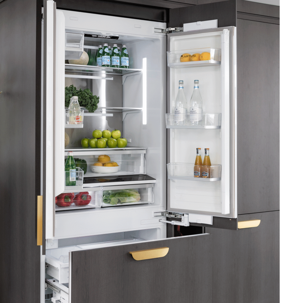 Artusi AINT9100FD 91cm 546L Integrated French Door Fridge