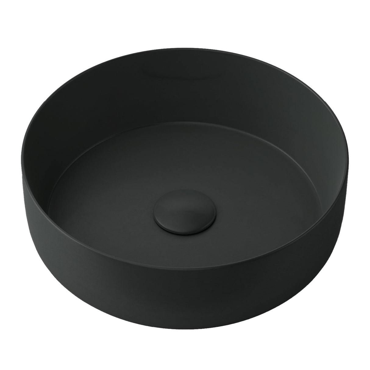TIMBERLINE ALLURE ABOVE COUNTER BASIN MATTE BLACK 360MM