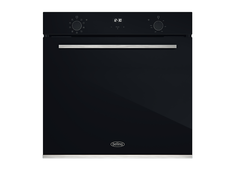 Belling BDO609BK 60cm Multifunction Black Glass Electric Oven