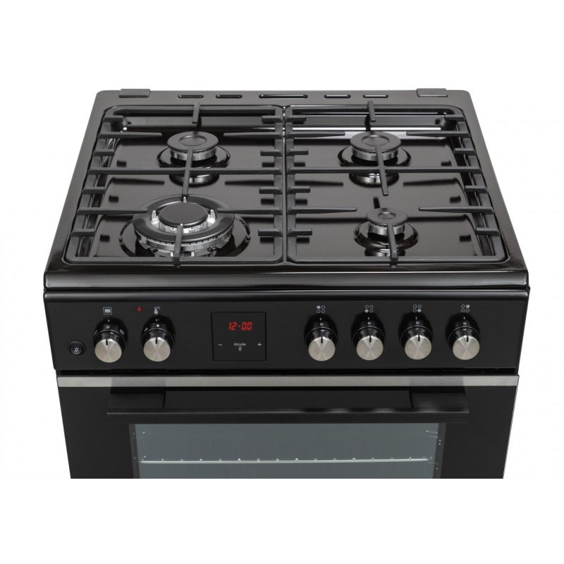 Belling BFS60SCDF 60cm Black Finish Dual Fuel Upright Stove - Ex Display Discount