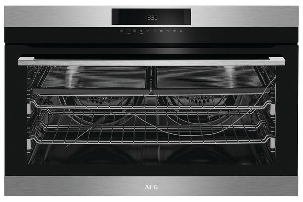 AEG BPK722910M 90cm Multi-Fiunction 11 PYROLUXE™ Oven with SENSECOOK, Stainless Steel - AEG Clearance and Seconds Discount