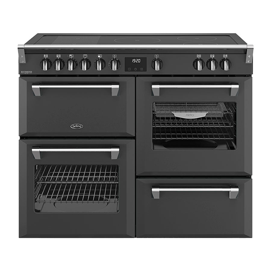 Belling BRDX110INDAN Richmond Deluxe 110cm 5 Zone Induction Range Cooker - Anthracite