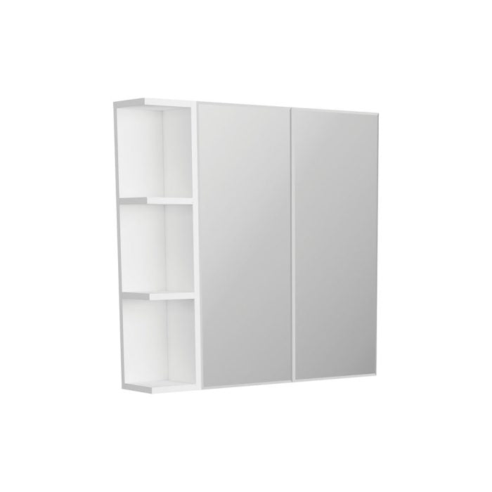 Fienza BS75 Bevel Edge 600 Mirror Cabinet, 1 Side Shelf