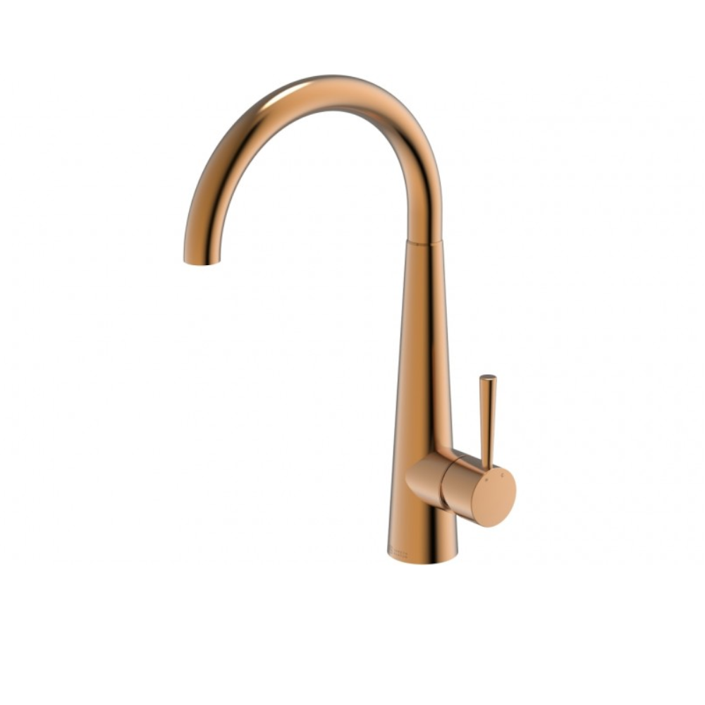 Abey Gareth Ashton Gooseneck Bar Sink Mixer Artisan Copper, BTA014-CO