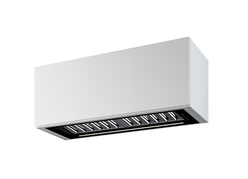 Belling BU90B 90cm Black and Steel Undermount Rangehood