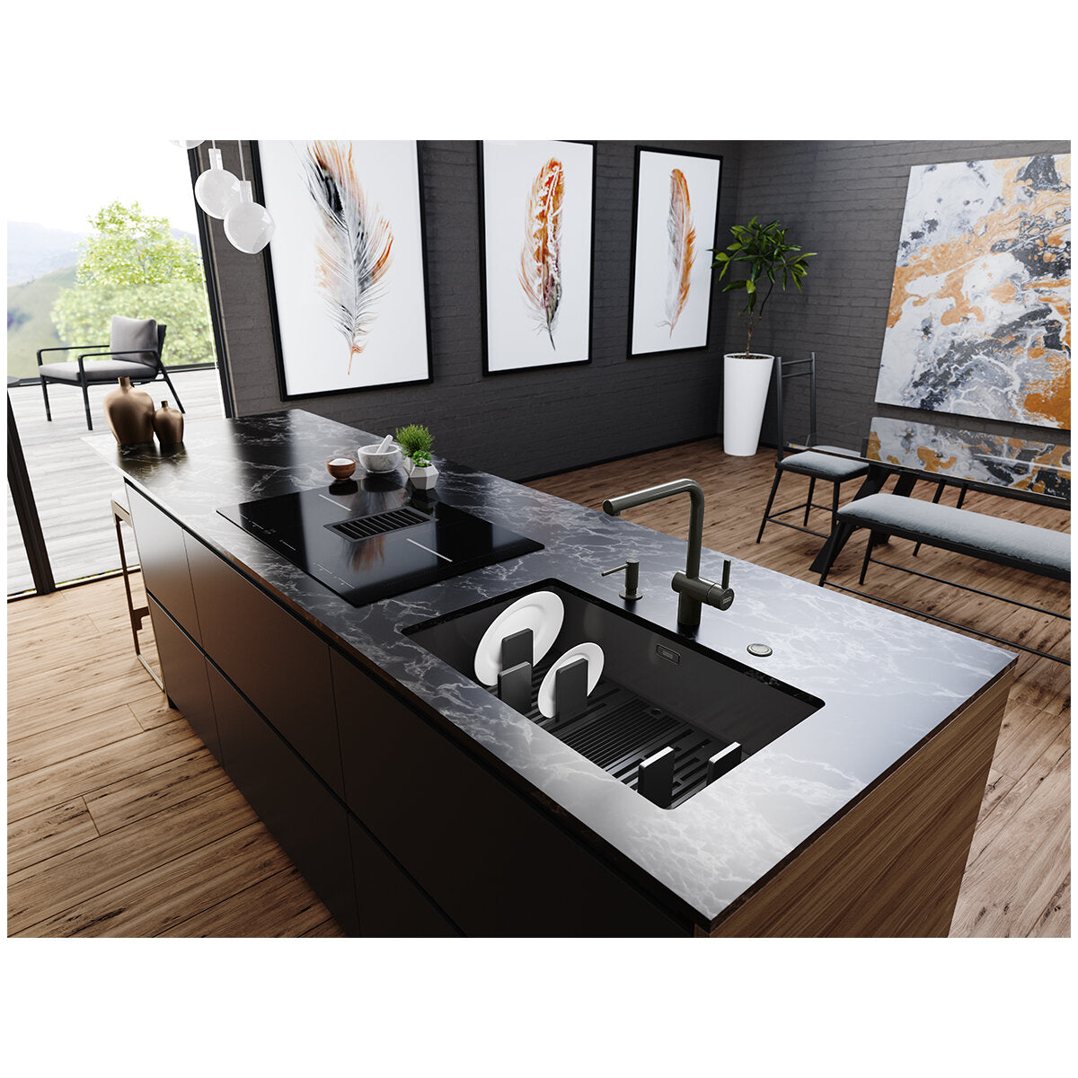 Franke Mythos Masterpiece Single Bowl Sink 725mm Anthrcite, BXM210-68AN