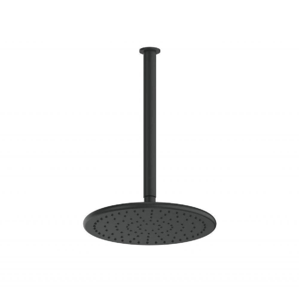 Greens Rocco Ceiling Shower, Matte Black, 1850029MB
