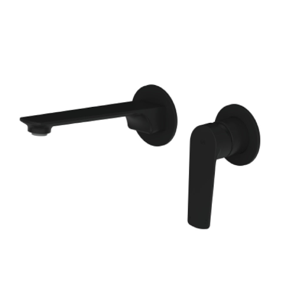 Greens Novi Wall Basin Mixer, PVD Matte Black, LF24203520MB