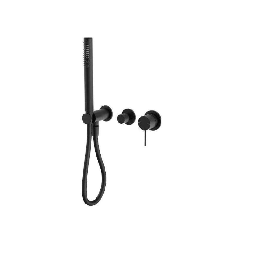 Nero Mecca Shower Mixer Diverter System Separate Back Plate Matte Black NR221912FMB