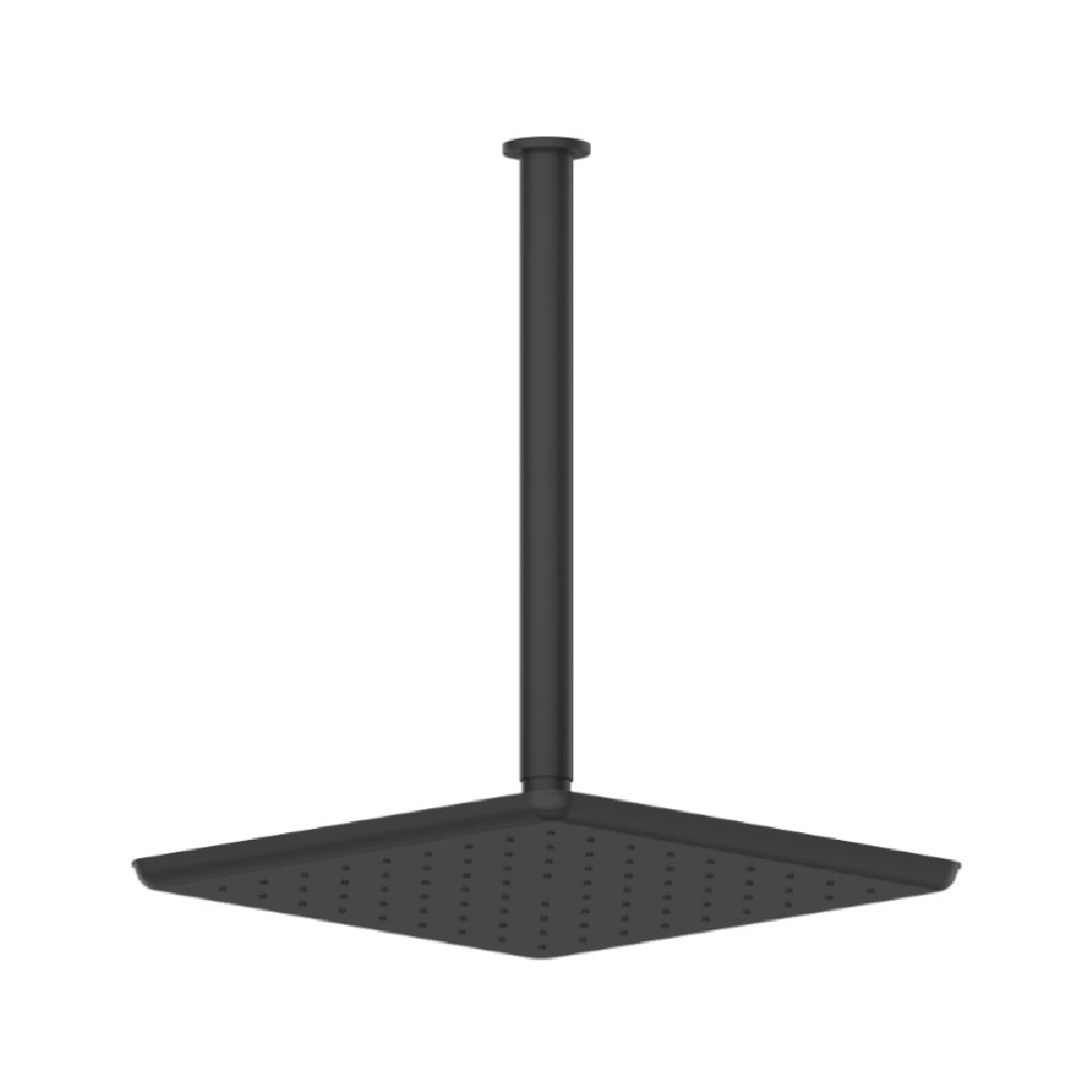 Greens Skyla Ceiling Shower, Matte Black, 186002MB