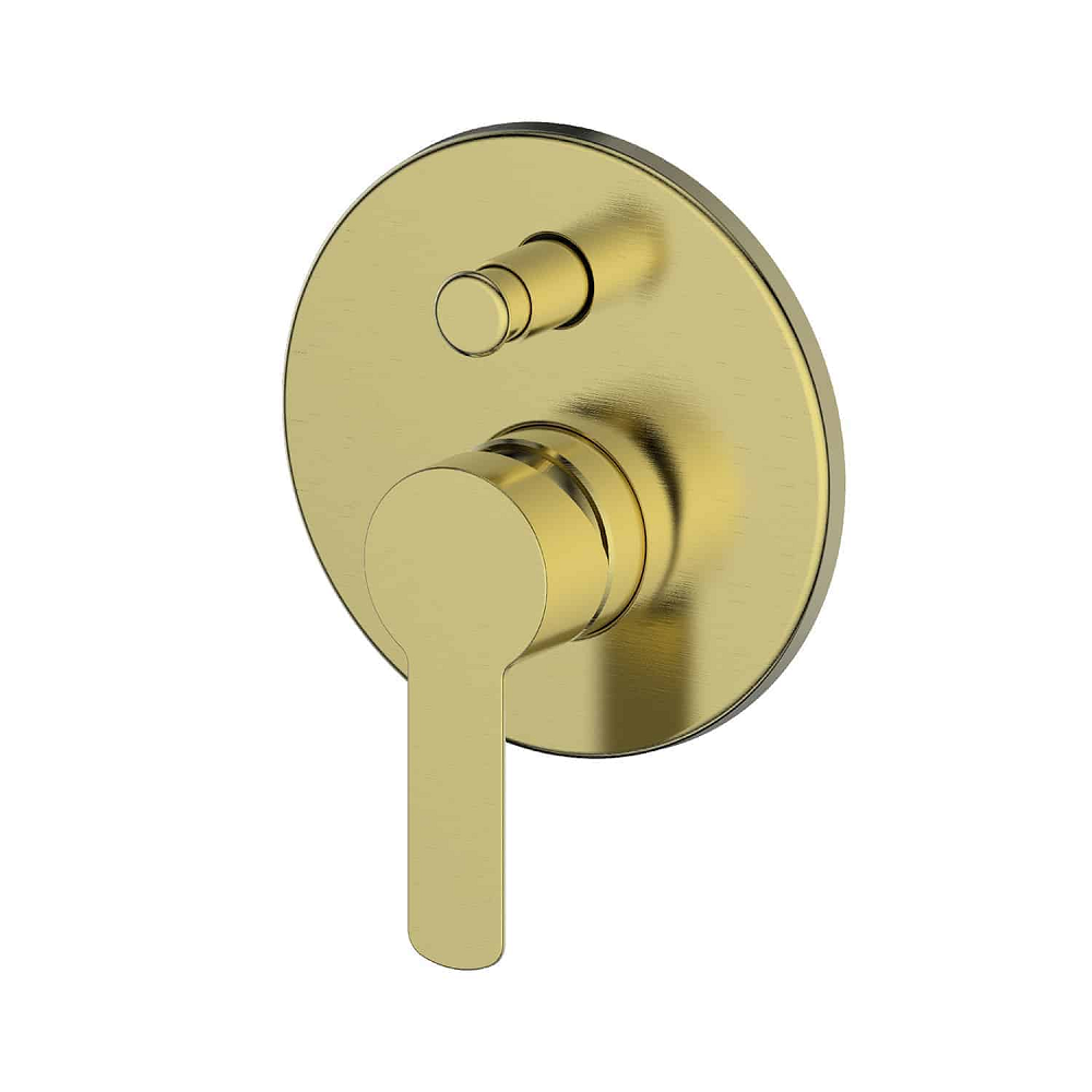 Greens Astro II Shower Diverter Mixer, PVD Brushed Brass, 253490BB