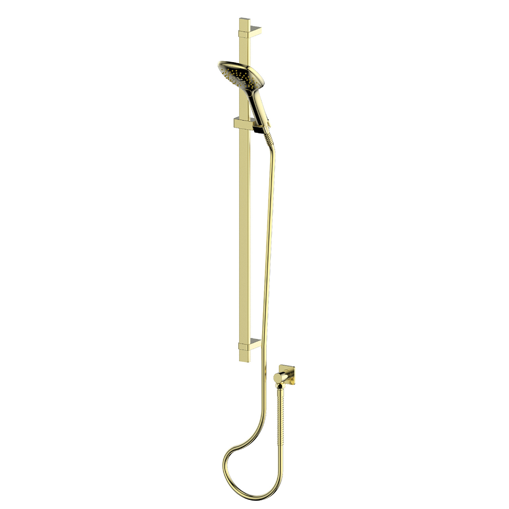 Greens Skyla Airflo Rail Shower, PVD Brushed Brass, 186000BB
