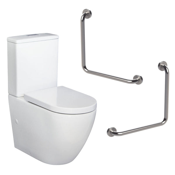 Fienza CARE3A Ambulant Back to Wall Toilet Care Kit, S-Trap 90-160 - Special Order