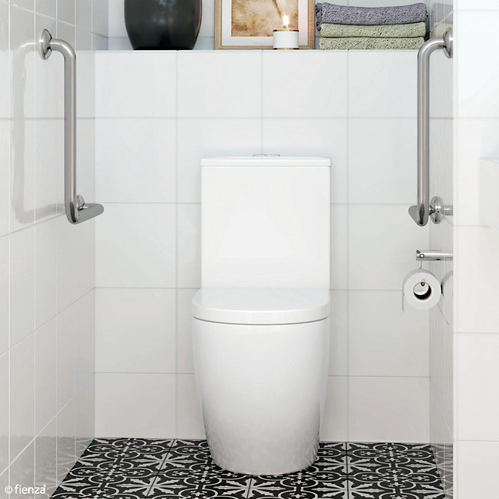Fienza CARE3A Ambulant Back to Wall Toilet Care Kit, S-Trap 90-160