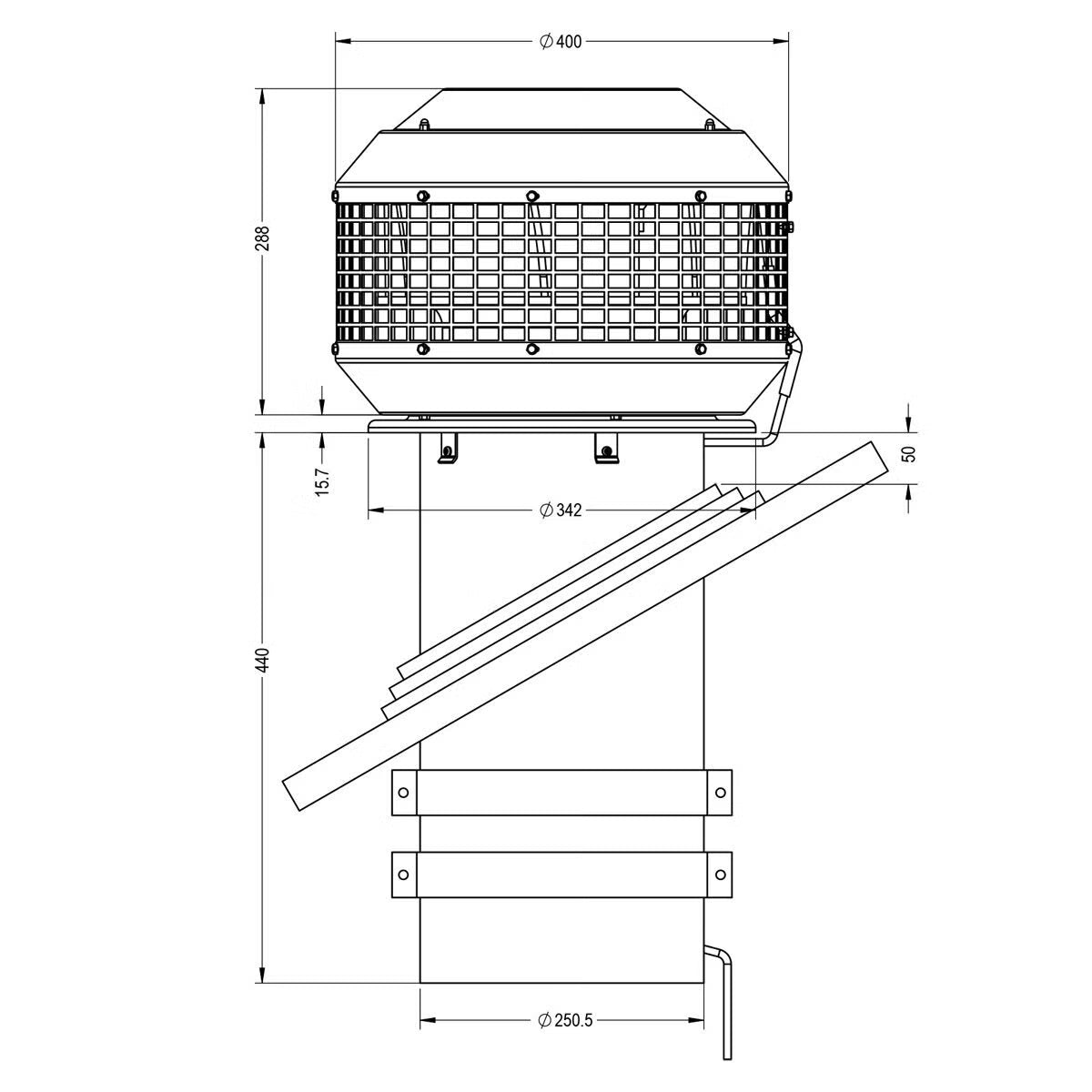 Schweigen CC-PARA2WSE Modular Ceiling Cassette Rangehood x2 with 3200M3/Hr Motor, Stainless Steel