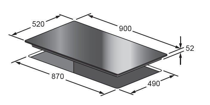 Kleenmaid CCT9030 90cm Ceramic Cooktop