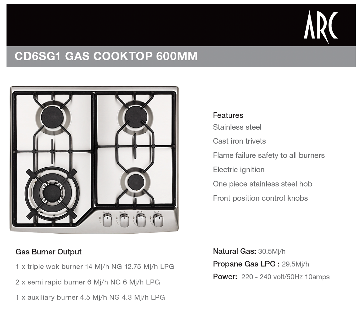 Trade Bundle TR01 Electric Oven and Cooktop Combination 60cm