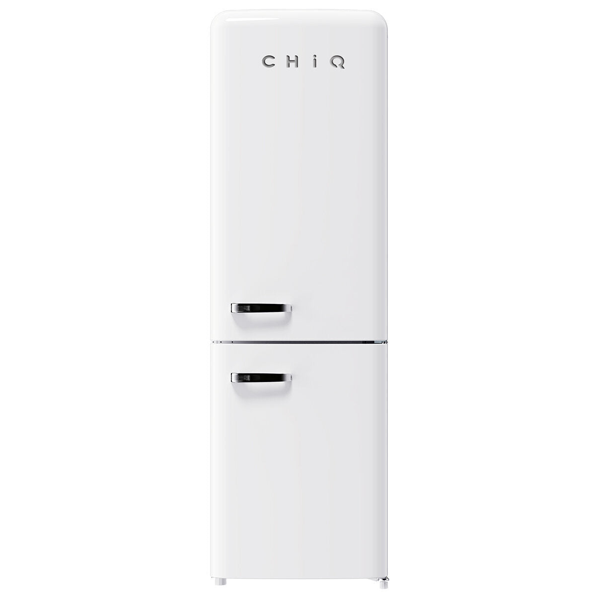 CHiQ CRBM227NW 231L Bottom Mount Retro Fridge - White - Ex Display