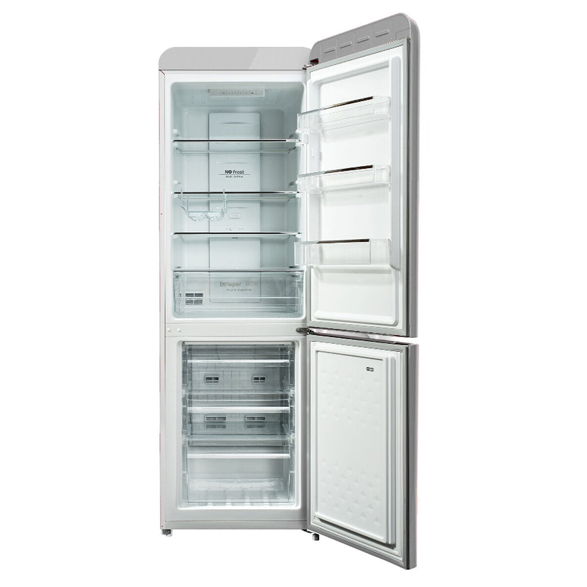 CHiQ CRBM227NW 231L Bottom Mount Retro Fridge - White - Ex Display