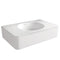 Fienza CSB11-47-0 Encanto 470 Cast Stone Wall Basin, No Tap Hole, with Overflow - Special Order