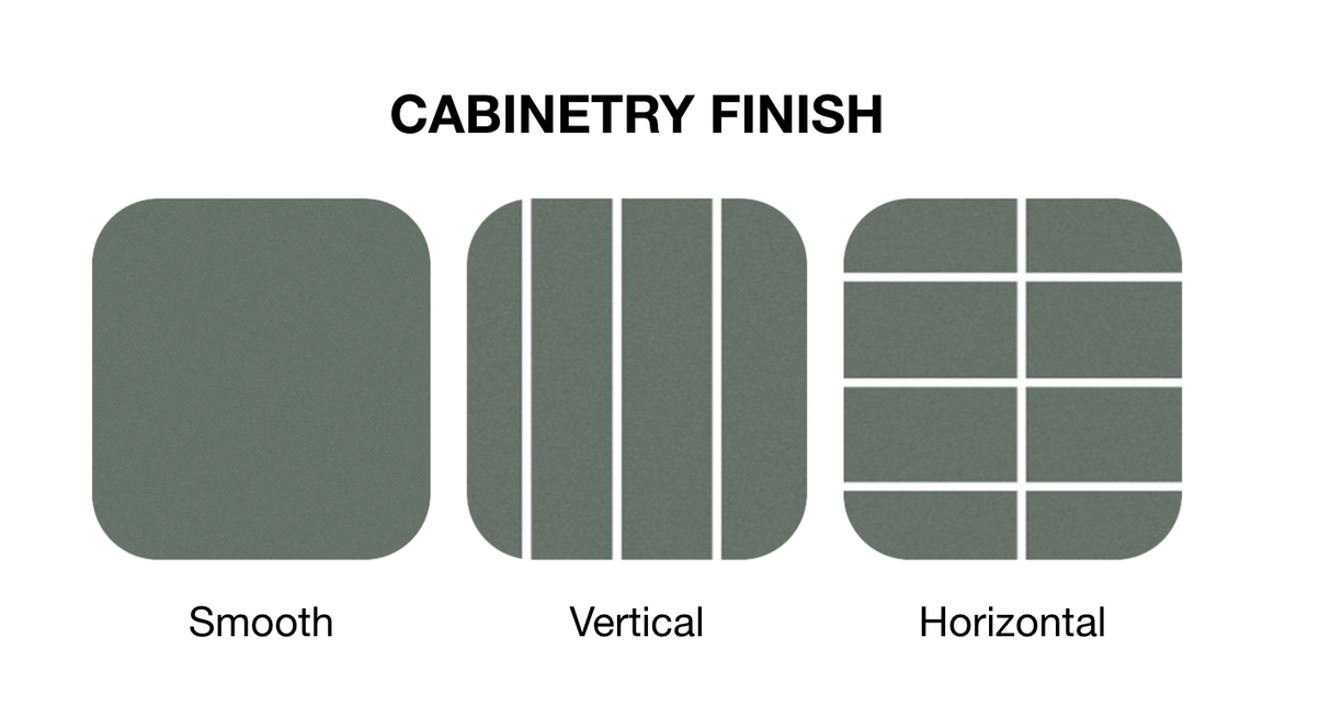 Euro Alfresco Monaco Outdoor Kitchen, Black Appliances, 2845mm Wide