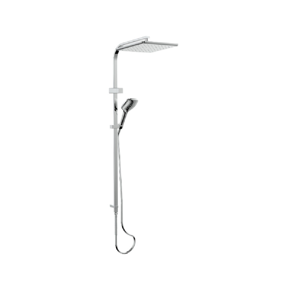 Greens Skyla Airflo Twin Rail Shower, Chrome, 18690CP